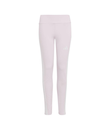 Malhas adidas Jg 3 Stripes Leg 230 Menina rosa/brancas