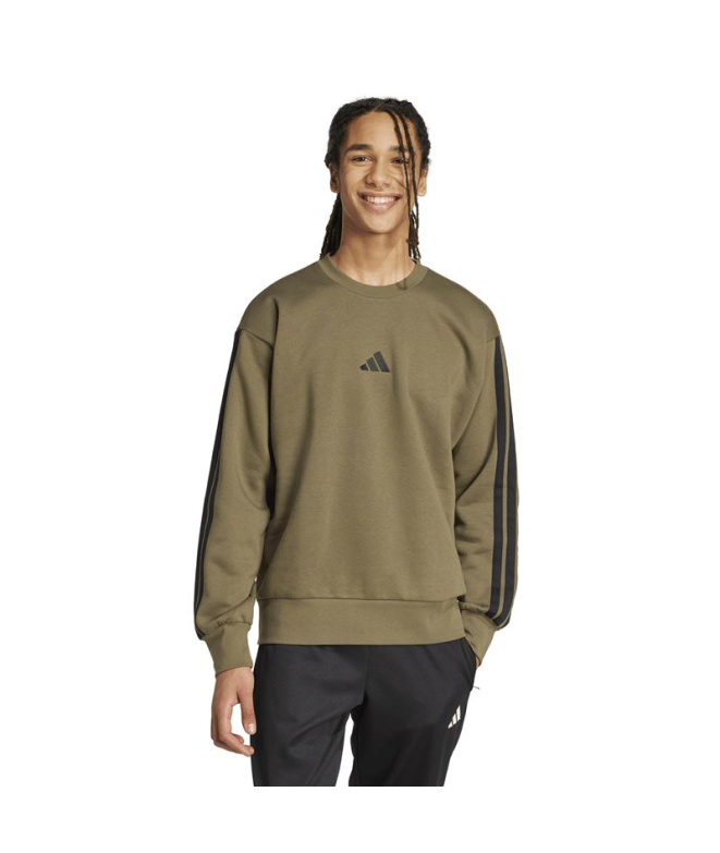 Homem Moletom adidas Essentials Three Stripes...
