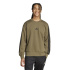 Sudadera adidas Essentials Three Stripes Hombre Verde / Negro