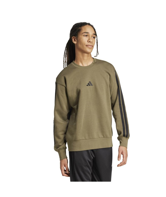 Homem Moletom adidas Essentials Three Stripes...