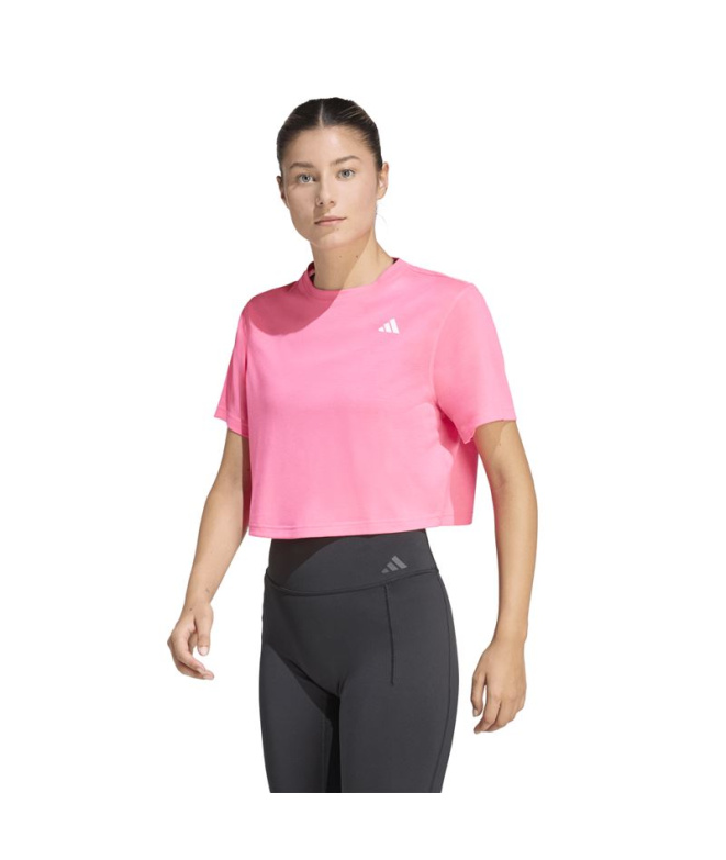 Camiseta Mulher adidas We Min rosa Fitness