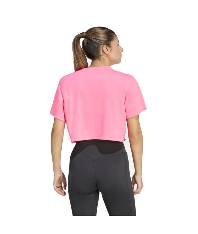Camiseta Mulher adidas We Min rosa Fitness