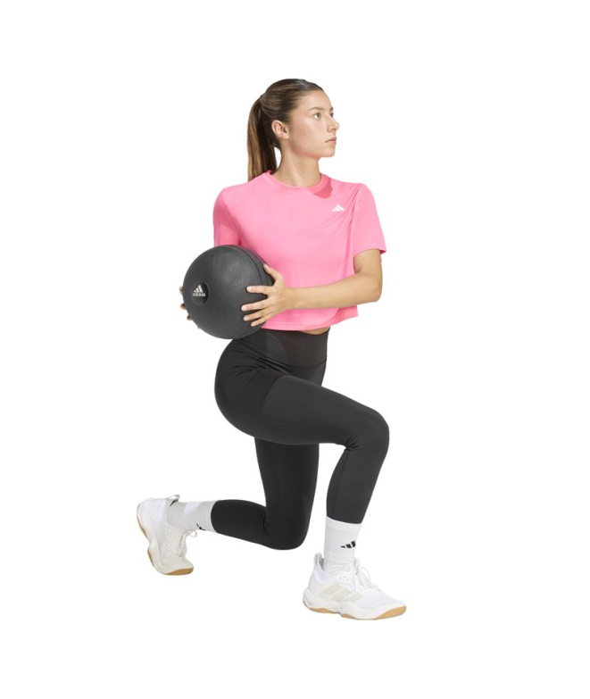 Camiseta Mulher adidas We Min rosa Fitness