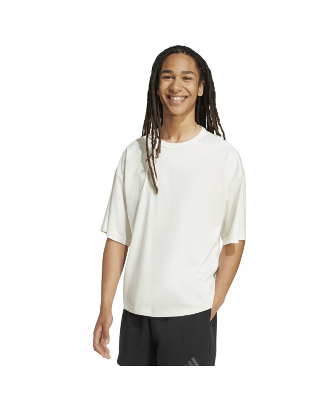 Camiseta branca Homem adidas Soft Lux