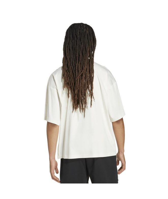 Camiseta branca Homem adidas Soft Lux