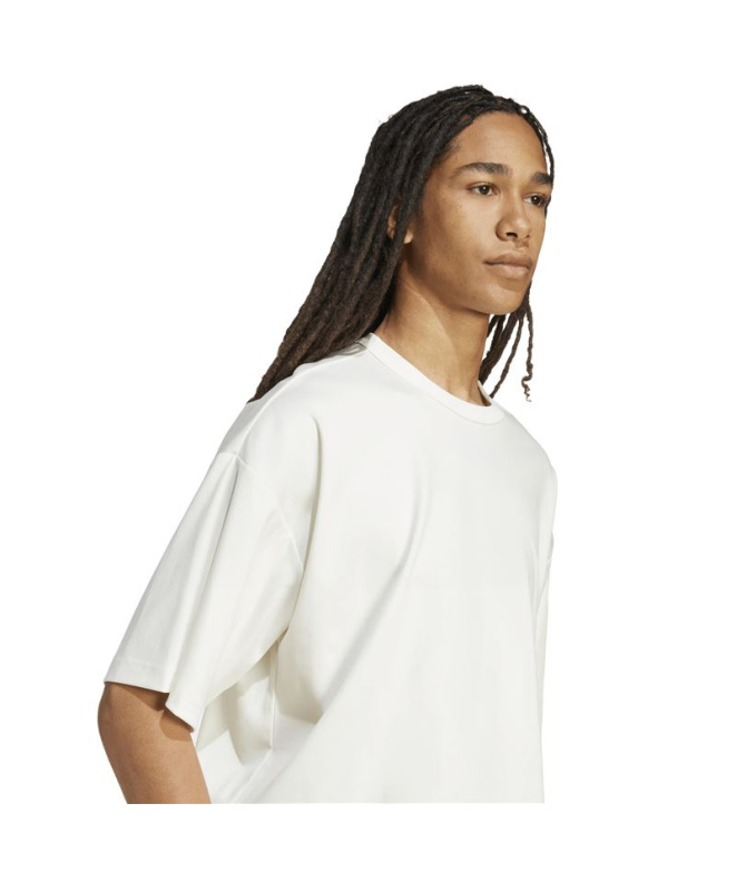 Camiseta branca Homem adidas Soft Lux