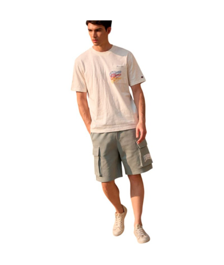 Camiseta Champion Ss Hombre Amarillo