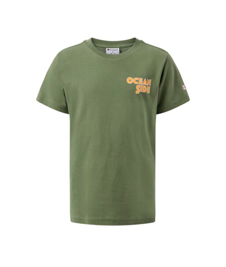 Camiseta Champion Ss Hombre Verde