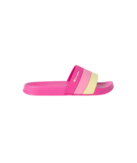 Chanclas Champion All American B Gs Slide Niño Fucsia