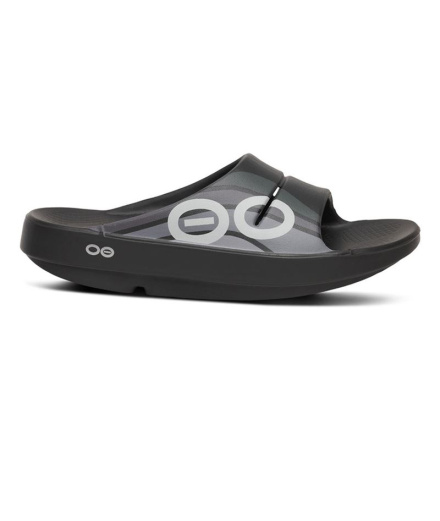Tongs Running Oofos Ooahh Sport Black Wave