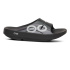 Chanclas de Running Oofos Recovery Ooahh Sport Negro Wave