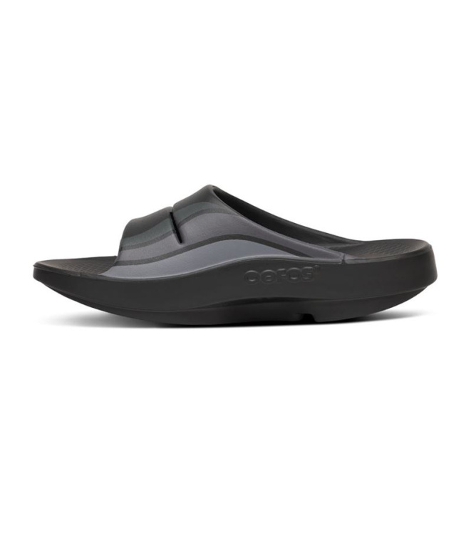 Tongs Running Oofos Ooahh Sport Black Wave