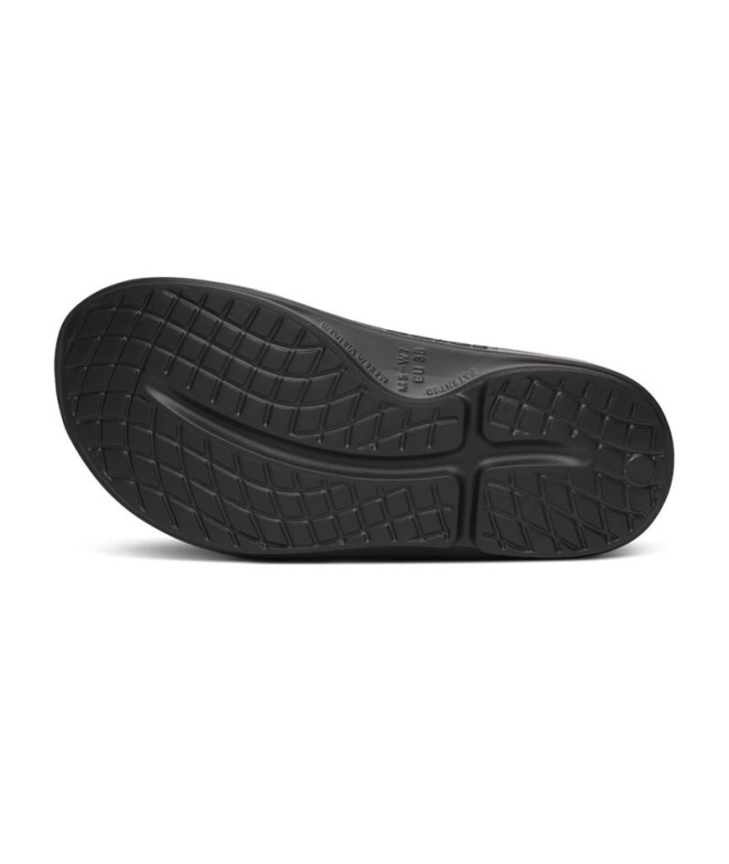 Tongs Running Oofos Ooahh Sport Black Wave