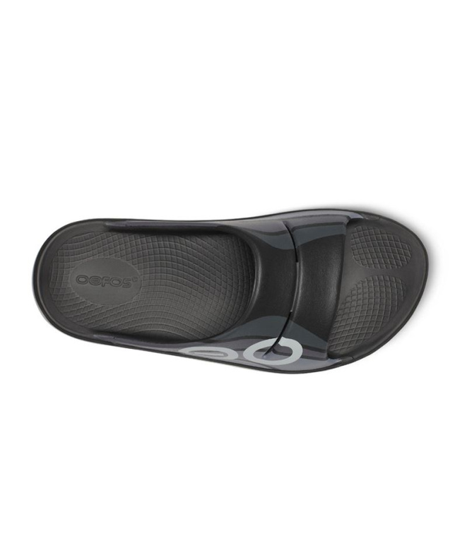 Tongs Running Oofos Ooahh Sport Black Wave