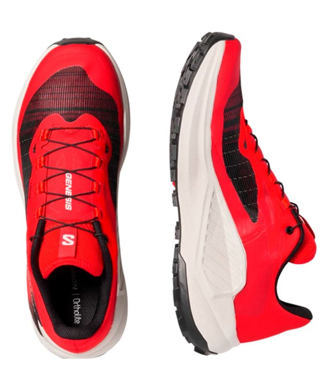 Zapatillas de Trail Salomon Genesis Fiery Rojo