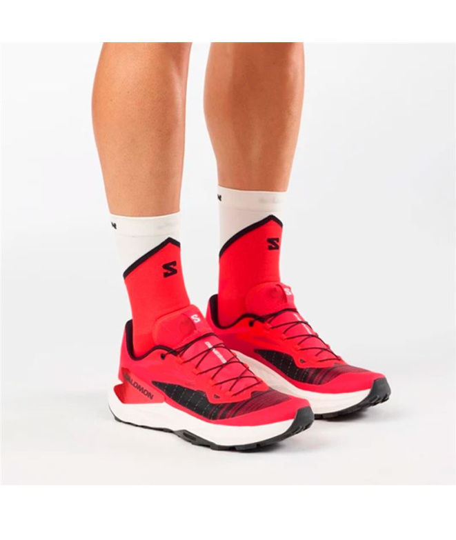 Zapatillas de Trail Salomon Genesis Fiery Rojo