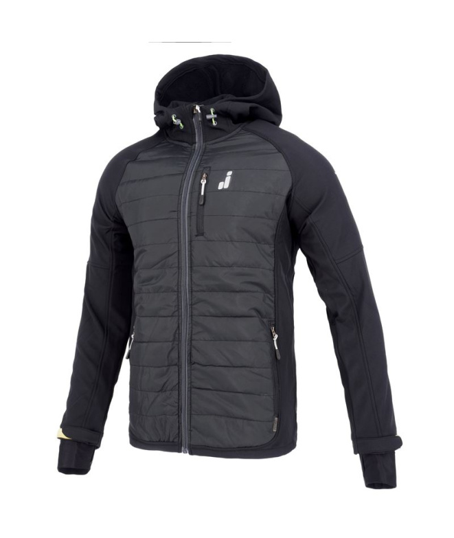 Anoraque híbrido Joluvi Shell preto