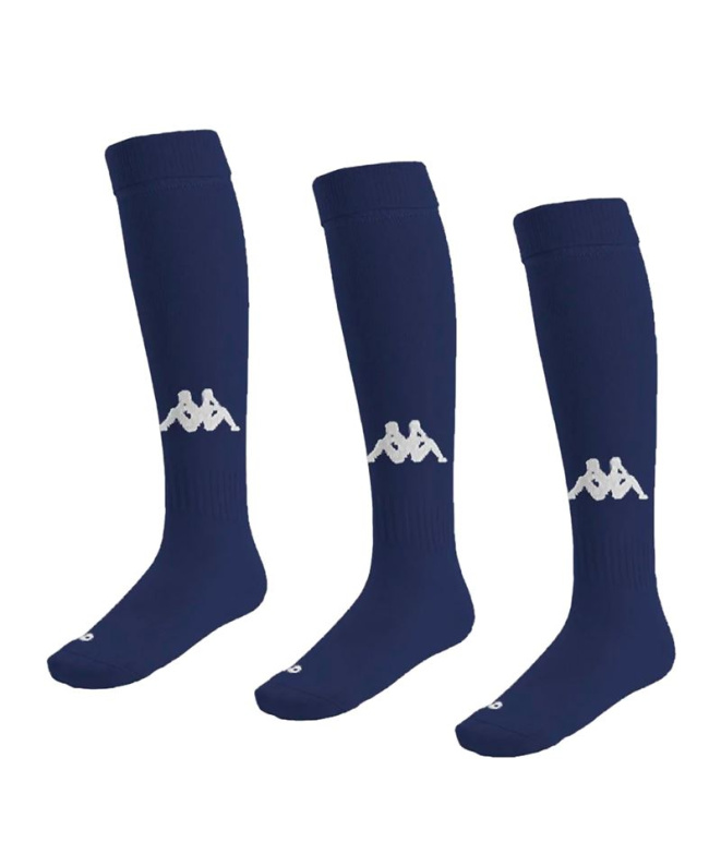 Chaussettes Football Kappa Penao Ppk 3 Bleu Marine