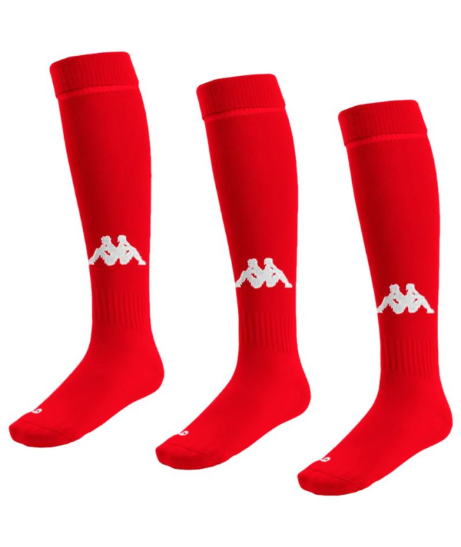 Chaussettes rouges Kappa Penao 3PPK