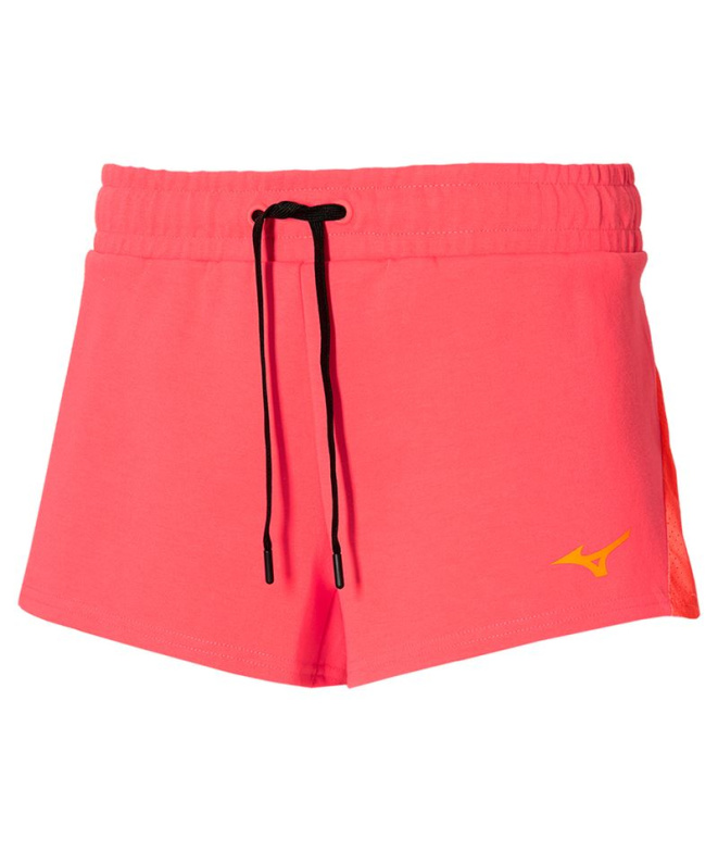 Pantalons Fitness Mizuno Athletics Femme rouge