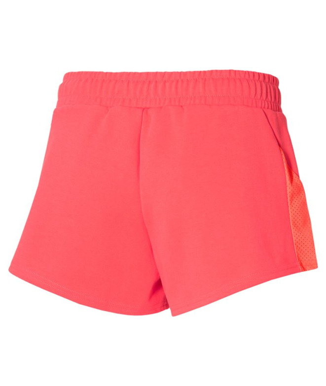 Pantalones de Fitness Mizuno Athletics Mujer Rojo