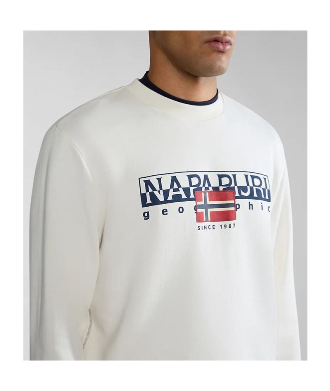 Sudadera Napapijri B-Aylmer C Blanco Hombre