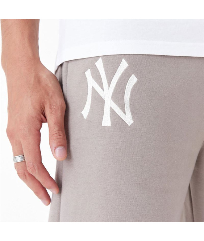 Pantalons beige New Era League Essential des...