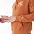 Sweat marron New Era League Essential oversize des Yankees de New York