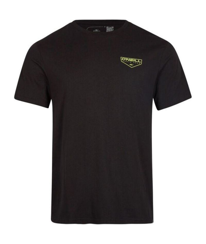 Camiseta preta Homem O'Neill Longview