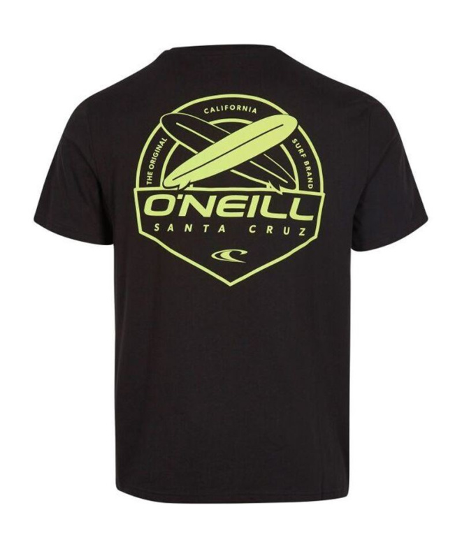 Camiseta preta Homem O'Neill Longview