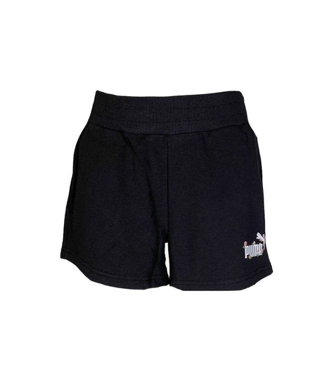 Calça Puma Floral Pretas Mulher