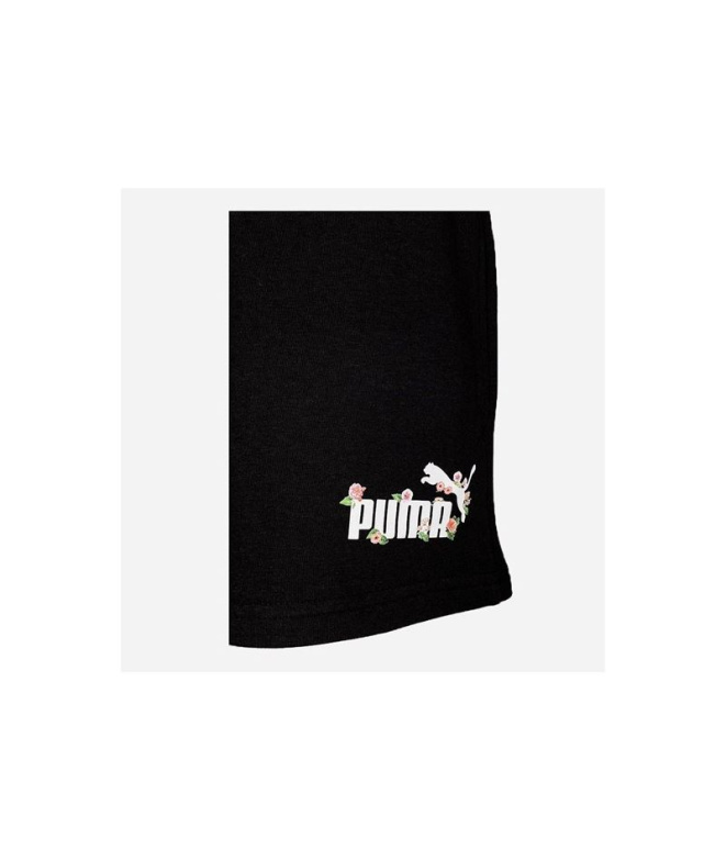 Calça Puma Floral Pretas Mulher