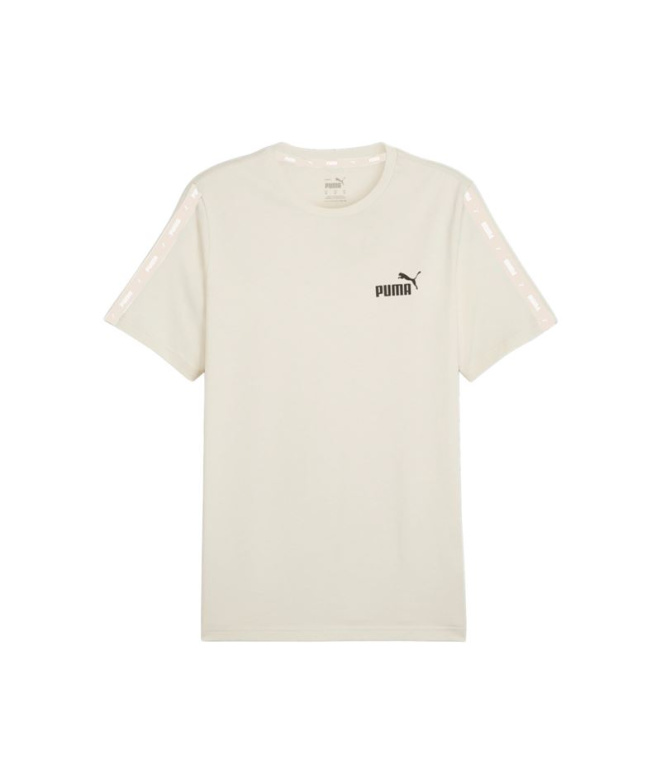 Camiseta Homem Puma Essentials+ Tape bege
