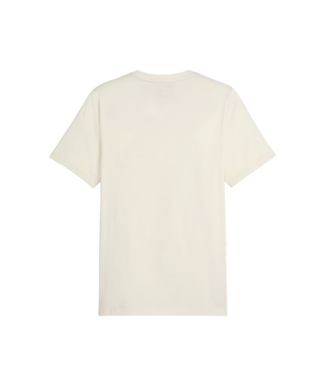 Camiseta Homem Puma Essentials+ Tape bege