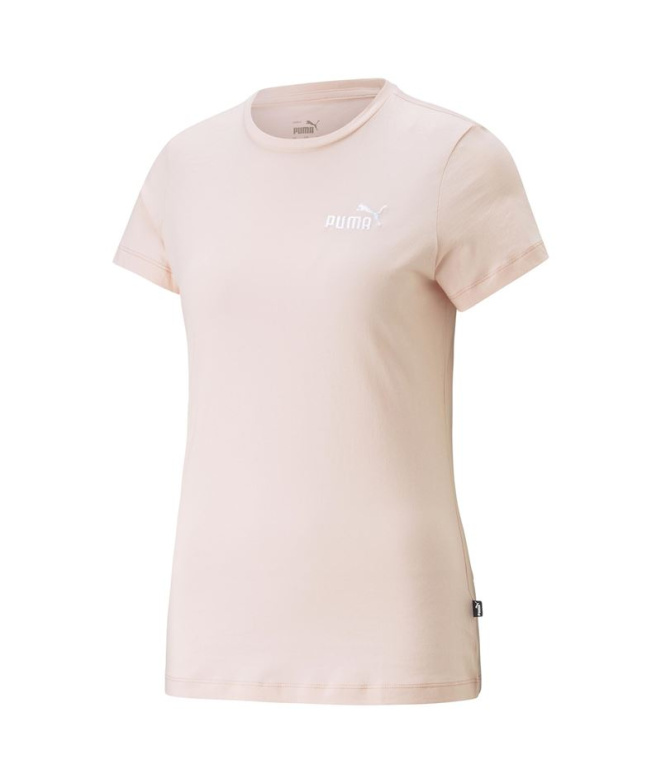 Camiseta Mulher Puma Ess+ com bordado, cor Rose...