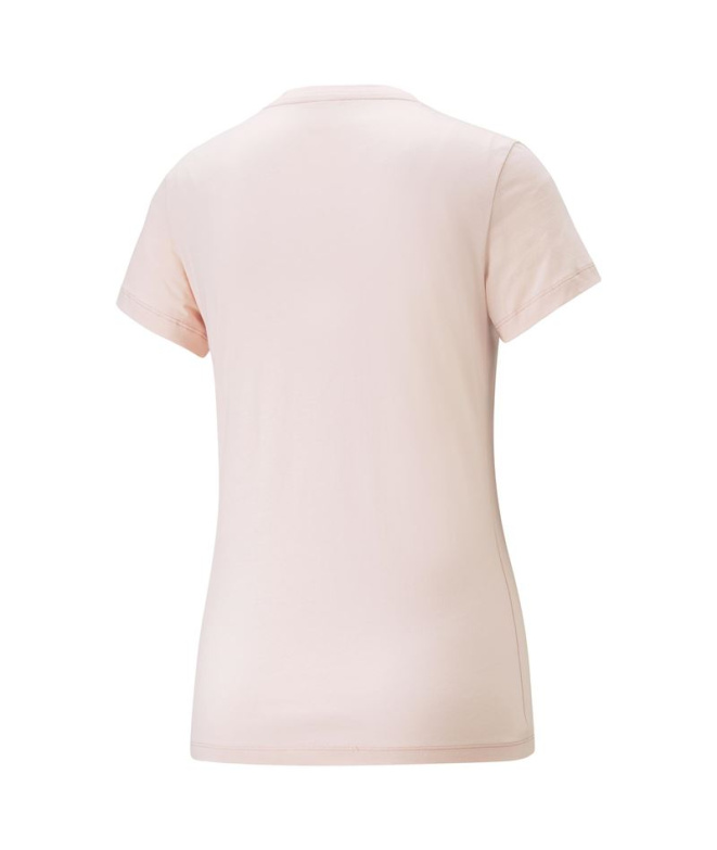 Camiseta Mulher Puma Ess+ com bordado, cor Rose...