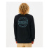Sweat Rip Curl Re Entry Crew Homme noir