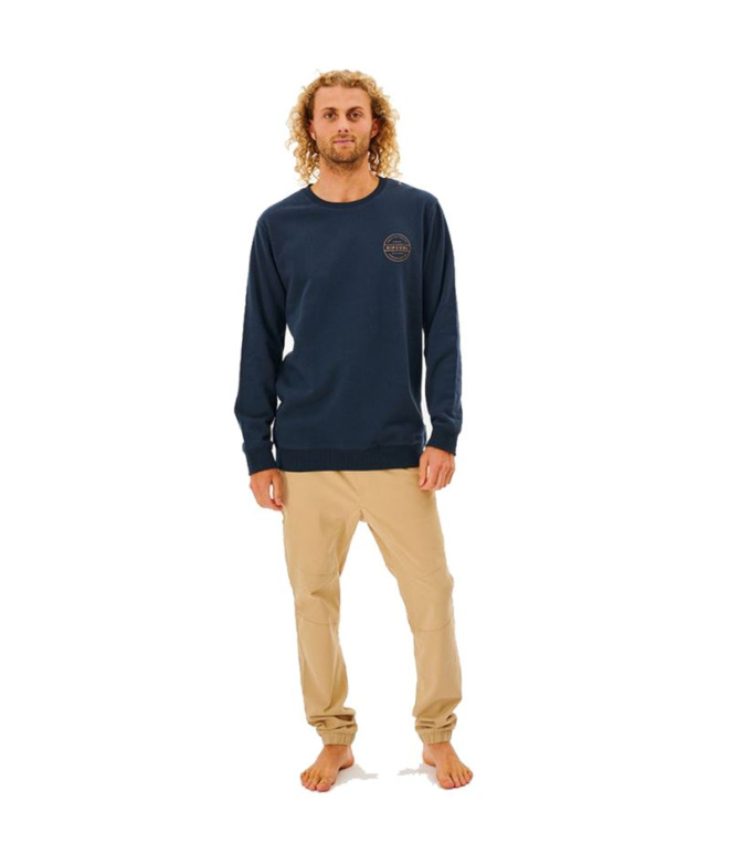 Sweat-shirt Rip Curl Re Entry Crew Homme Sweat