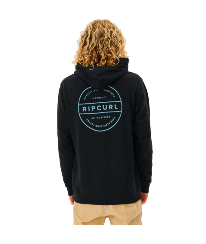 Sweat-shirt Sweat Rip Curl Re Entry Homme noir