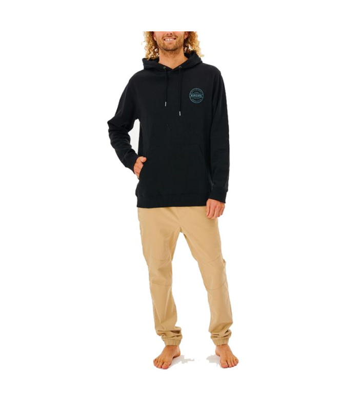 Sudadera Rip Curl Re Entry Hombre BK