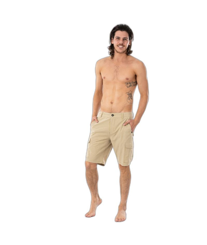 Calça Cargo Homem Rip Curl Boardwalk Trail Bege