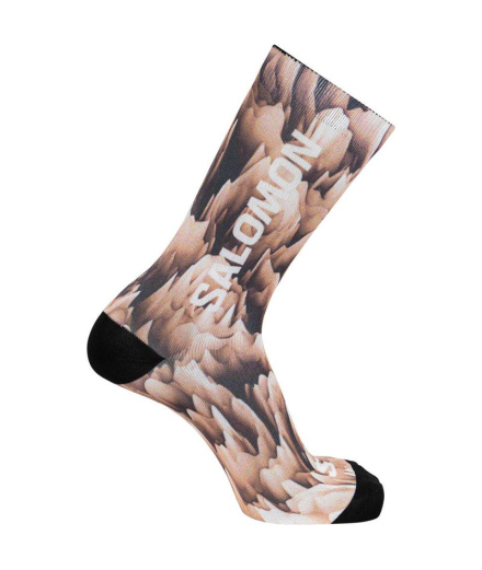 Calcetines de Running Salomon Creamy Lava Crew Cork