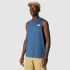 T-shirt The North Face Lightbright Homme Montagne bleue