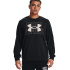 Camiseta Under Armour Rival Terry Logo Crew Hombre BK
