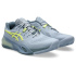 Chaussures Tennis ASICS Gel -Resolution X Clay Homme - Gris/Bleu/Pistache