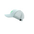 Casquette Running Compressport 5 panneaux Blanc/Bleu royal/Bleu/Vert