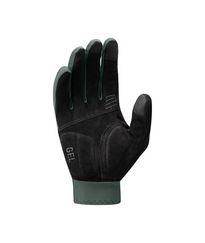 Luvas Luvas Shimano Ciclismo FF Gel verdes