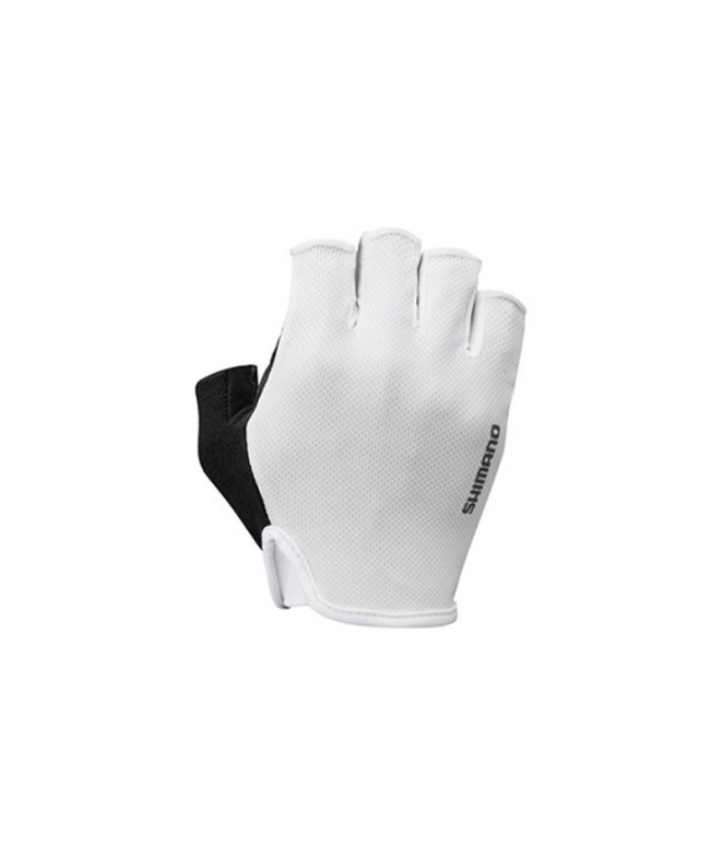 Luvas Ciclismo Shimano Aieway brancas