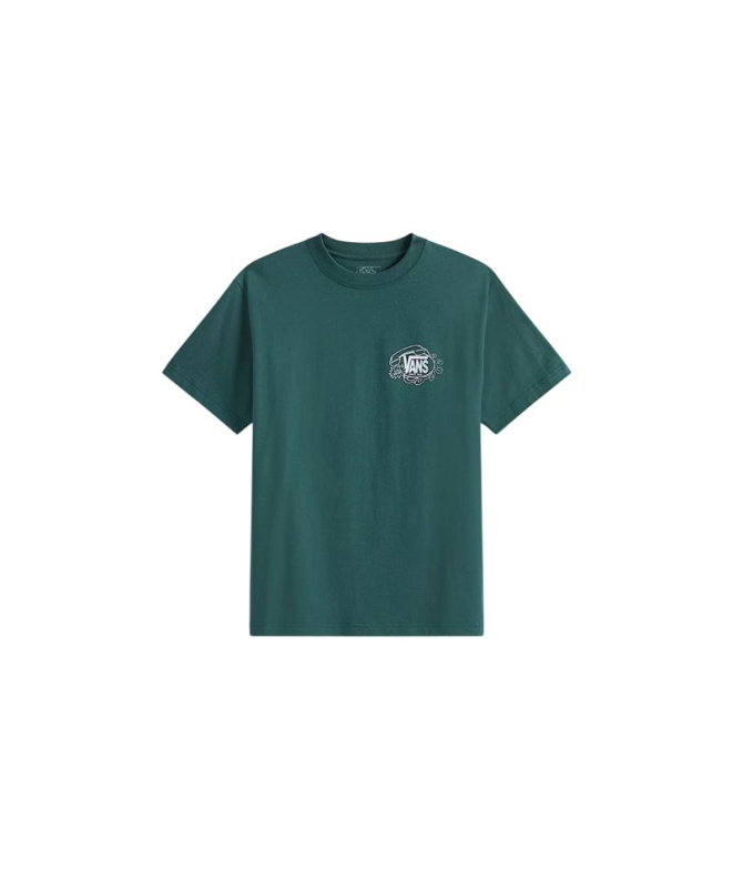 Camiseta Vans Hot Lines Ss Hombre Mystic Moss...