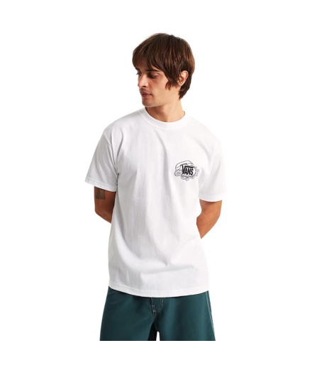 Camiseta Vans Hot Lines Ss Hombre Blanco